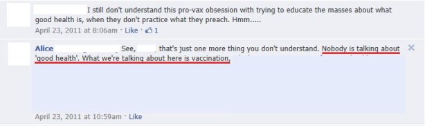 PQ Happens to Agree With Pro-vaxer Alice on This One...
